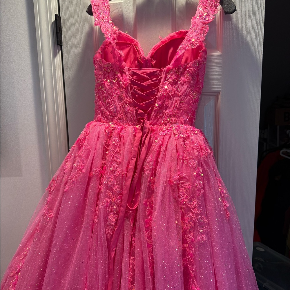 Elegant Pink Prom Dress - Picture 10 of 10